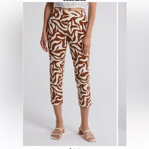 SPANX On The Go Print Ankle Slim Straight Leg Pants Small & Medium available NWT